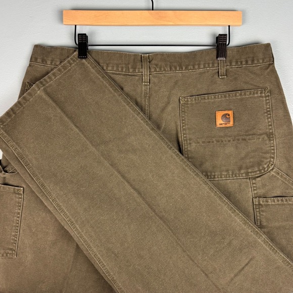Carhartt Other - Carhartt B11 Dungaree Fit Carpenter Pants Men's 40x33‎ Mos Green Cotton Workwear